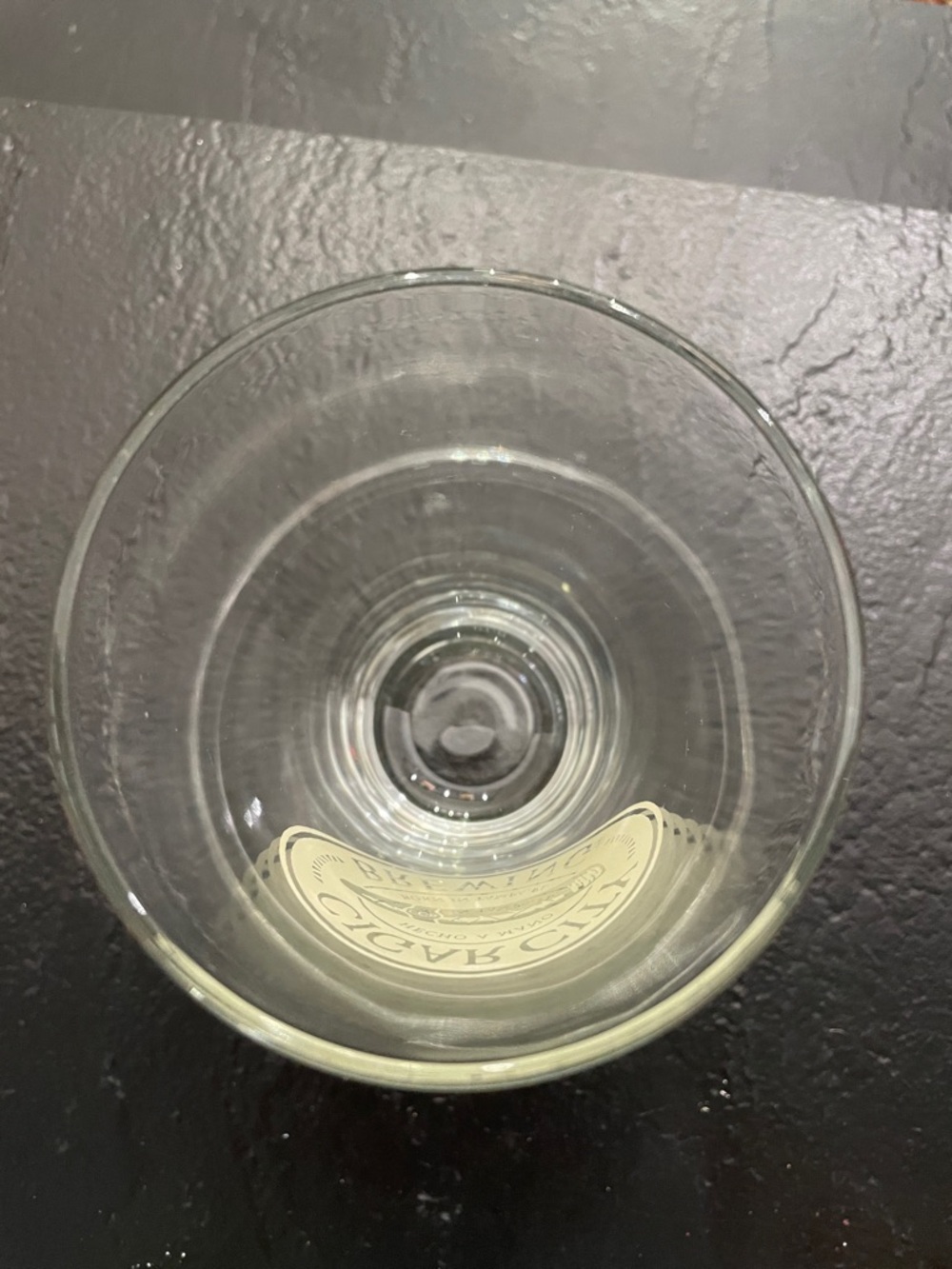 Cigar City Brewing Logo Pint Glass - Clear with Cream Label - Picture 2 of 4